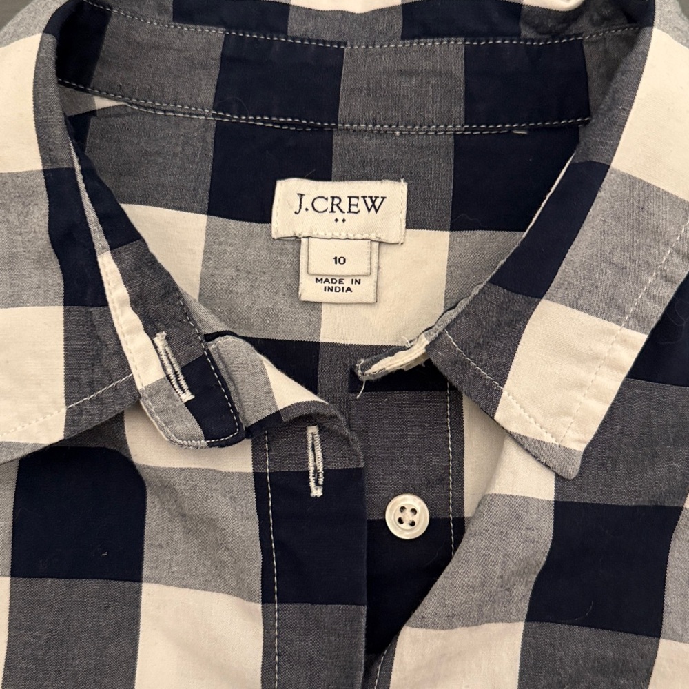 J. Crew Buffalo check shirt dress - Picture 7 of 13